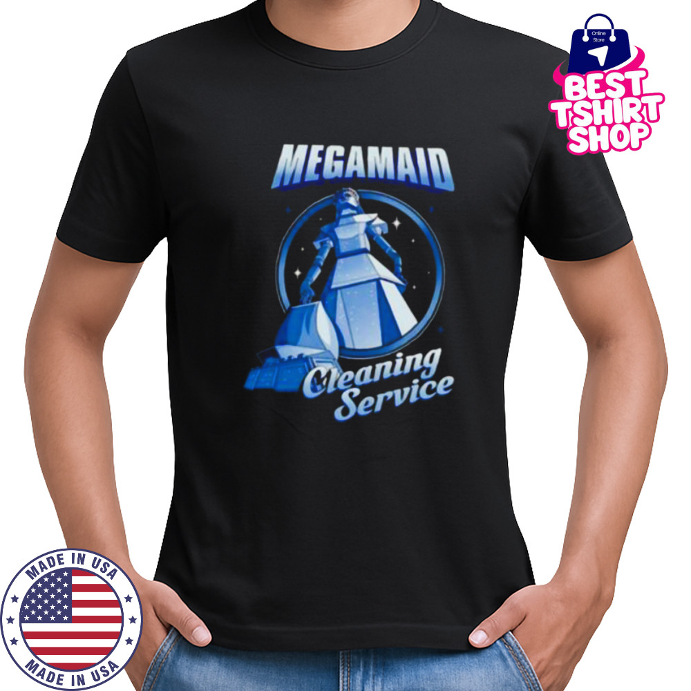 Megamaid cleaning services shirt