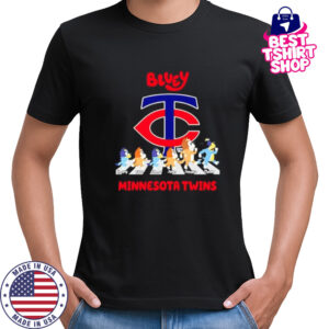 Minnesota Twins Bluey Baseball Fan shirt