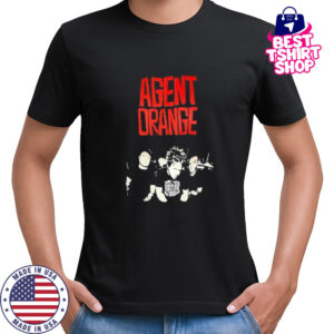 Music band agent orange shirt