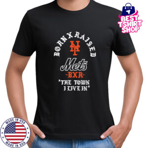 New York Mets Raised in New York Town shirt