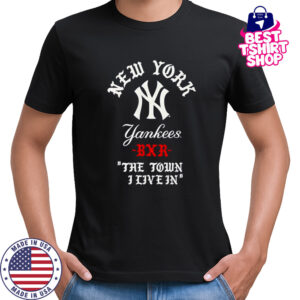 New York Yankees Raised In New York Town T-Shirt