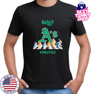 Oakland Athletics Bluey Baseball Fan shirt