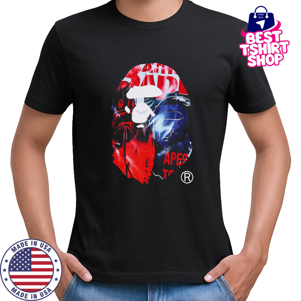 PHOTO PRINT APE HEAD RELAXED FIT Shirt