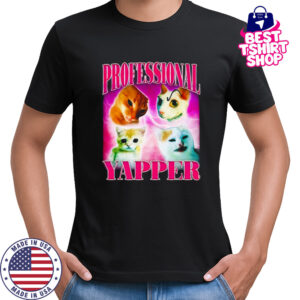 Professional yapper cat bootleg shirt