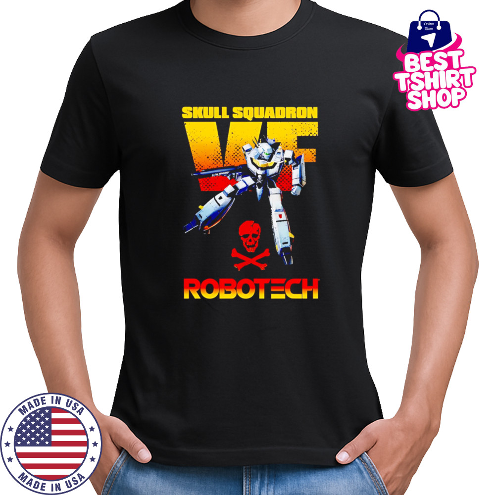 Robotech 40th Anniversary Skull Squadron shirt