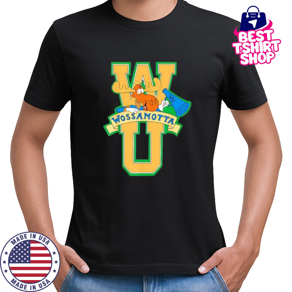 Rocky And Bullwinkle Wossamotta U Graphic shirt