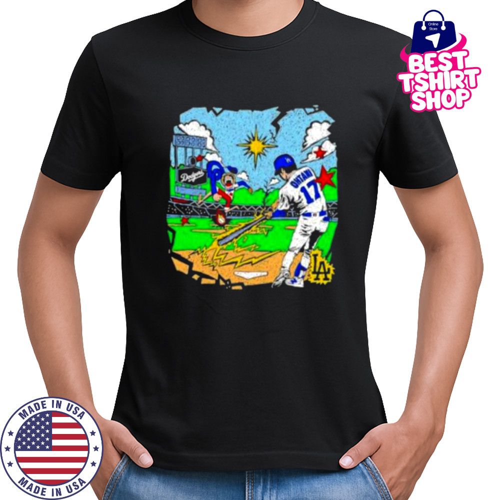 Shohei Ohtani x Monkey D. Luffy One Piece shirt
