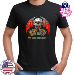 Skull Moto mess with the best die like the rest shirt