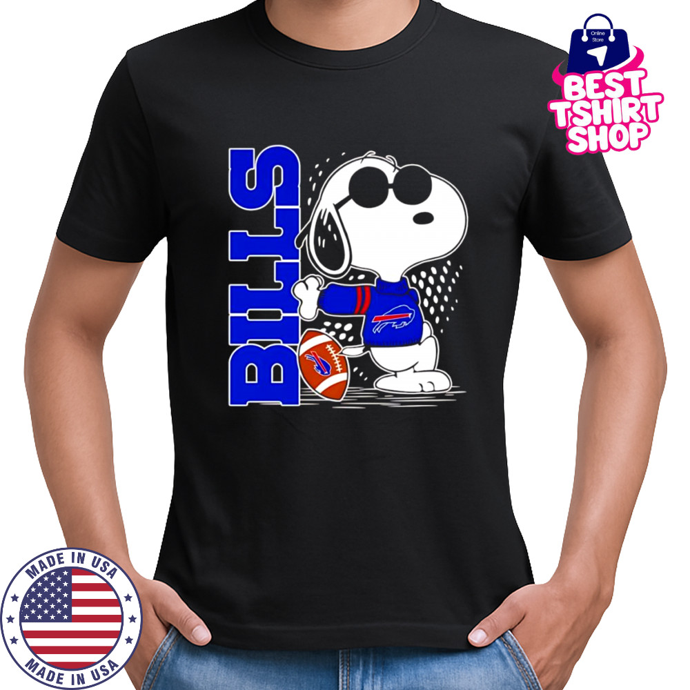 Snoopy and Buffalo Bills football shirt