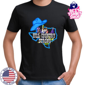 Texas Bluebonnet Hill Country Strong Cowboy Hat Western Rope Floral shirt