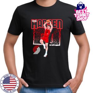 Yang Hansen Portland Trail Blazers Shattered basketball shirt