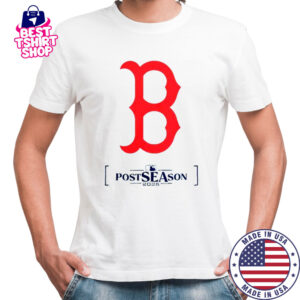 Boston Red Sox 2025 MLB Postseason logo shirt
