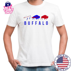 Buffalo Bills logo versions shirt