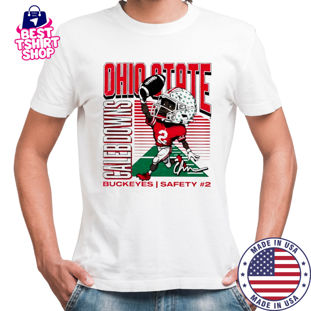 Caleb Downs Ohio State Caricature cartoon shirt