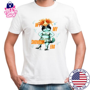 Cat Oliva in my showgirl era shirt