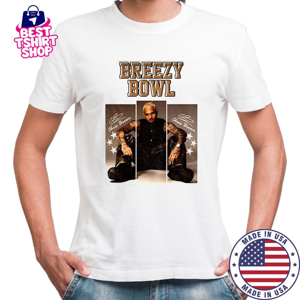 Chris Brown 2025 Breezy Bowl XX graphic shirt