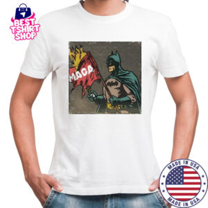 Cult of the Batman MAGA flag graphic shirt