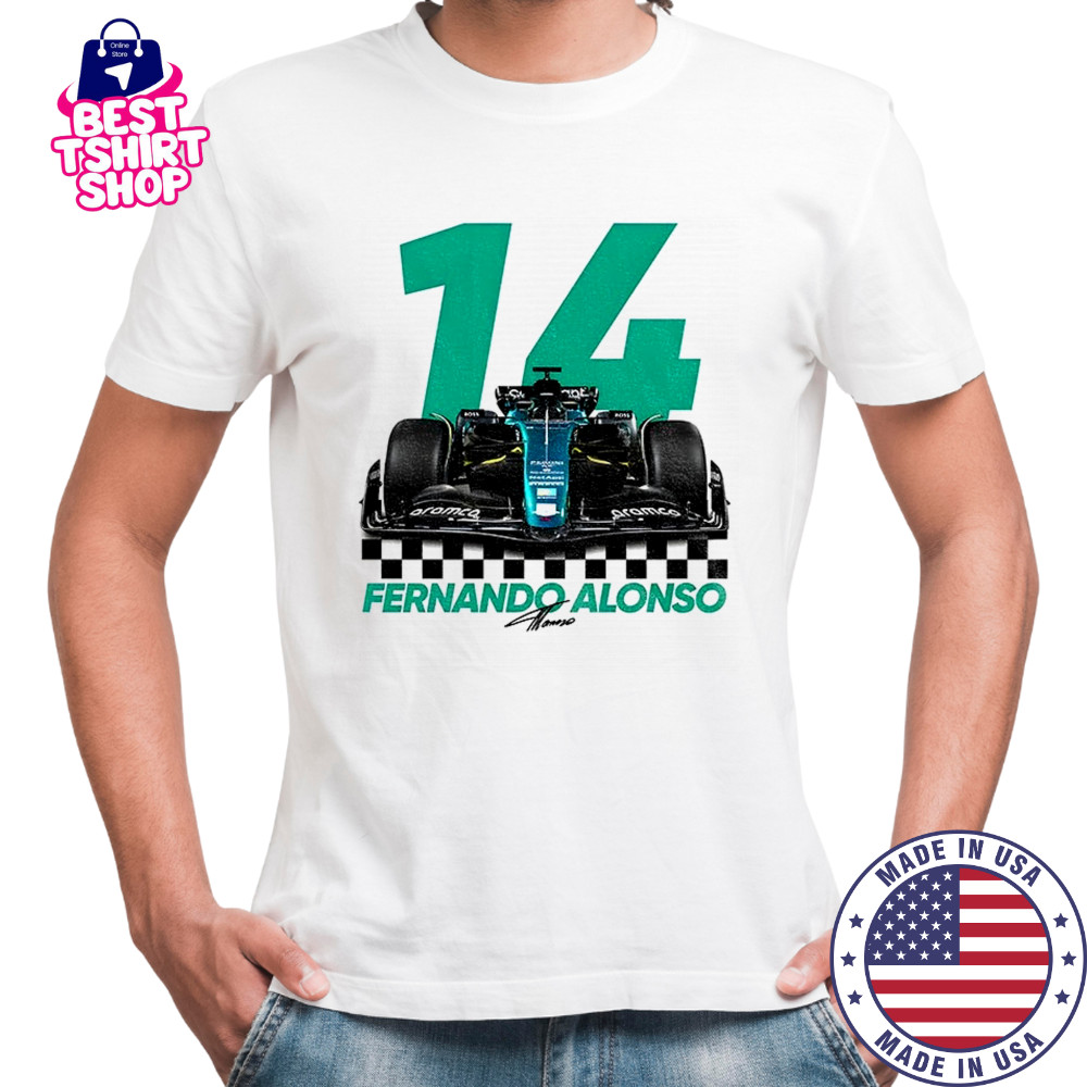 Fernando Alonso F1 Racing Legend Fan Motorsport signature shirt