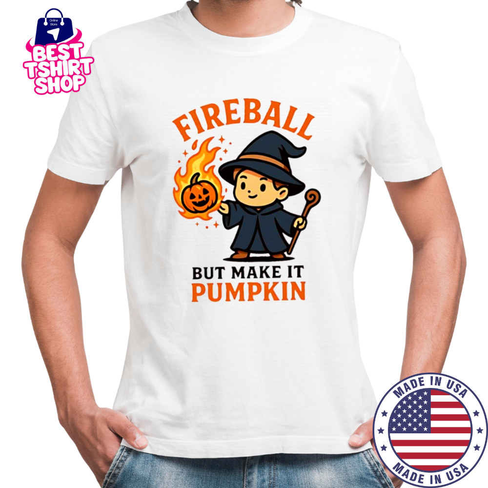 Fireball But Make It Pumpkin Dungeons and Dragons shirt