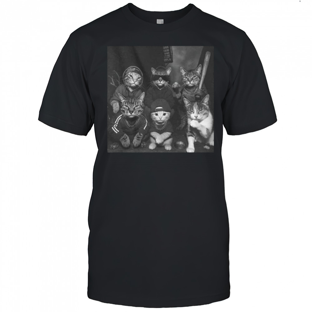 Gangster Cats Selfie Cat T-Shirt