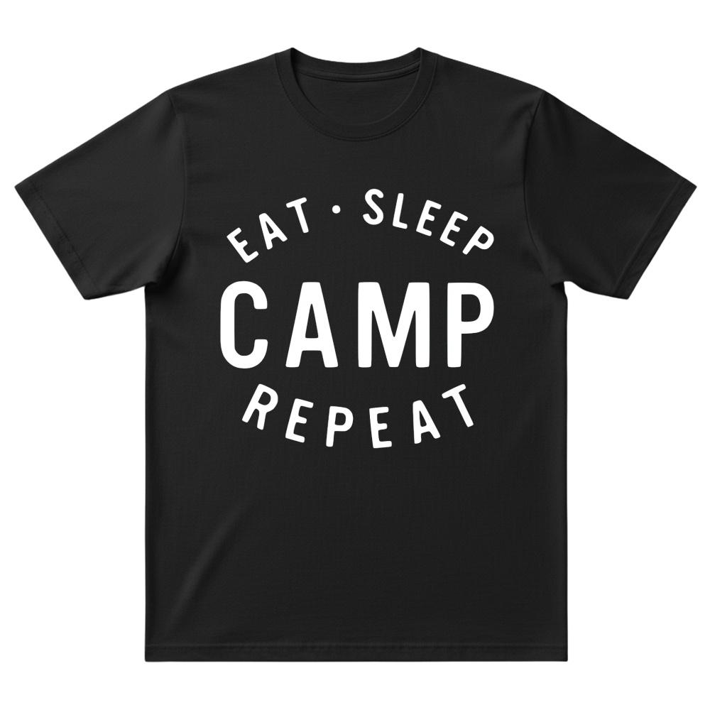 Eat Sleep Camp Repeat T-Shirt