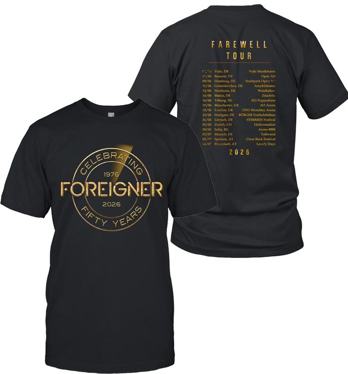 Foreigner Celebrating Fifty Years Tour 2026