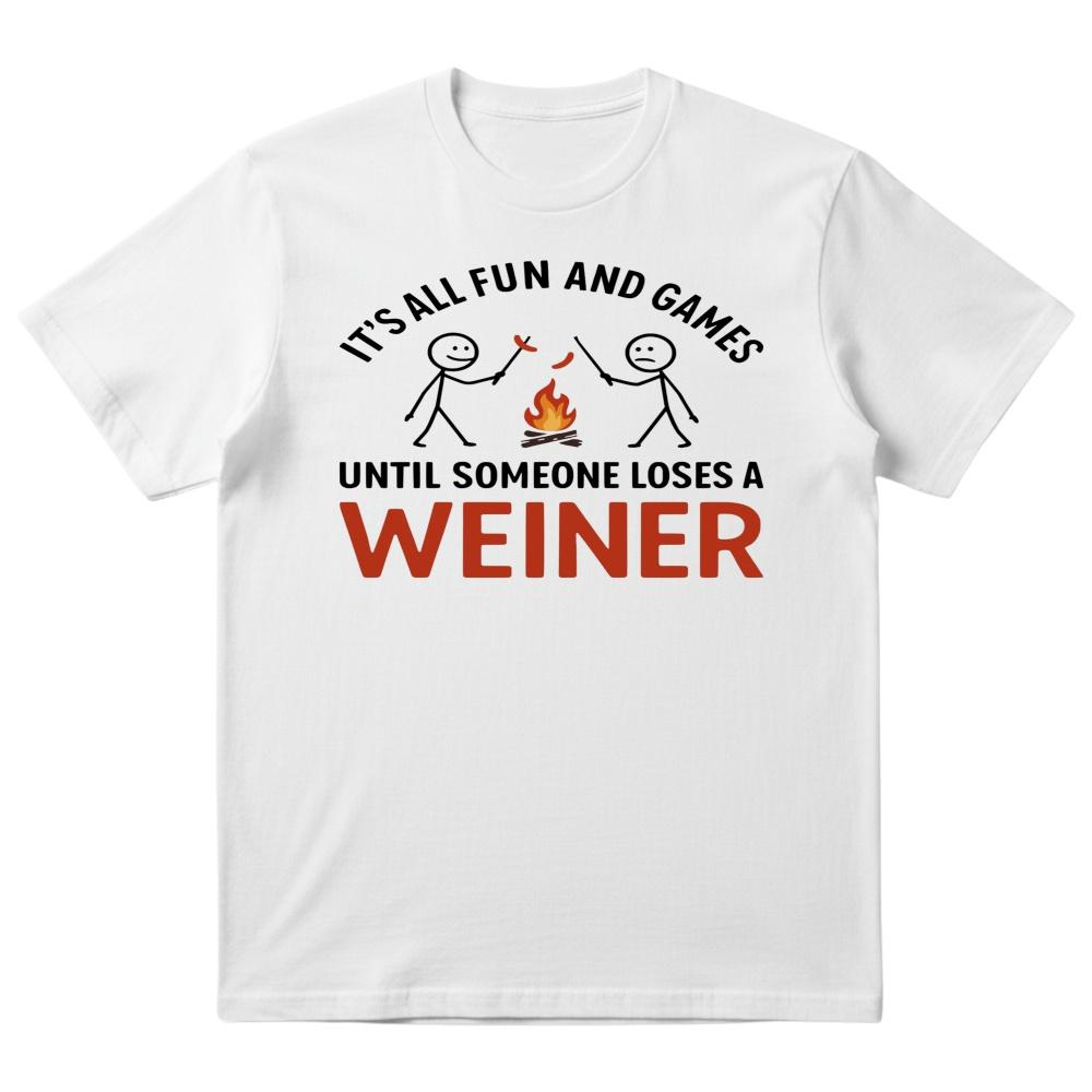 Funny Weiner Camping T-Shirt