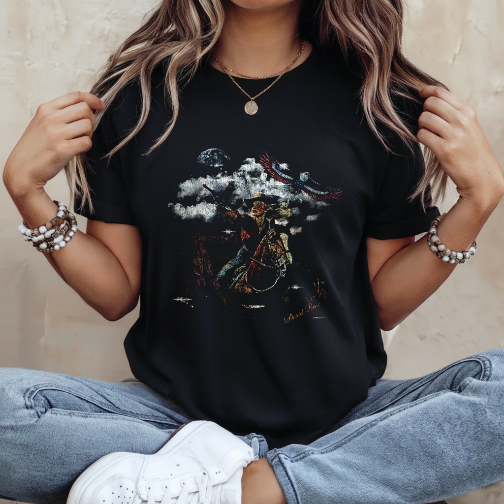 Desert Rose cowgirl_Ladies T-Shirt