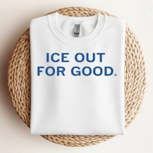 ICE out for good letter_Crewneck Sweatshirt