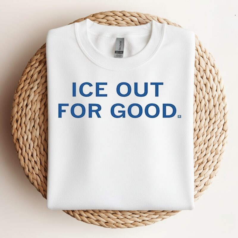 ICE out for good letter_Crewneck Sweatshirt