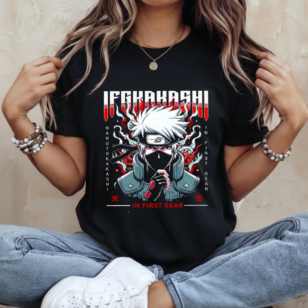 If Kakashi in first gear_Ladies T-Shirt