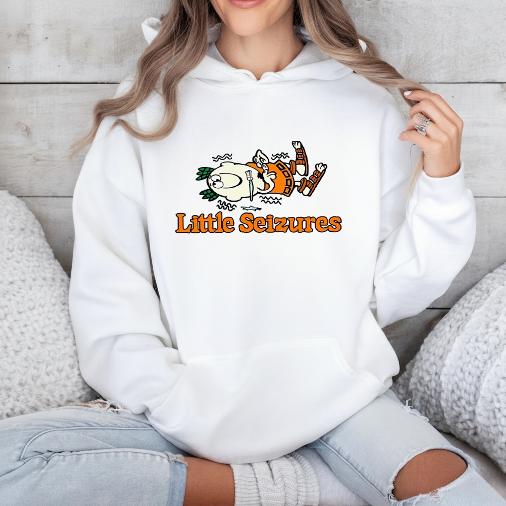 Little seizures cartoon logo_Hoodie