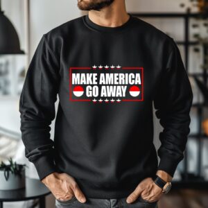 Make America go away maga support Greenland flag_Crewneck Sweatshirt