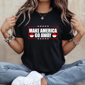 Make America go away maga support Greenland flag_Ladies T-Shirt