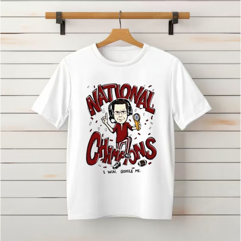 National Champions Indiana Hoosiers I Win Google Me Coach graphic_Classic T-Shirt