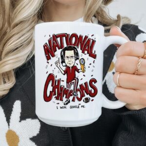 National Champions Indiana Hoosiers I Win Google Me Coach graphic_Mug