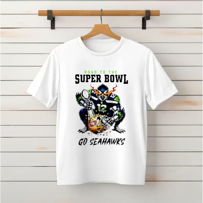 Seattle Seahawks Road To Super Bowl go Seahawks 2026 Mascot_Classic T-Shirt