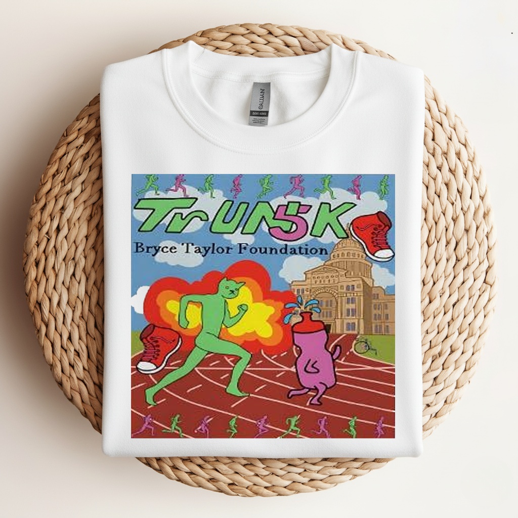 TrUNK 5k Bryce Taylor foundation cartoon_Crewneck Sweatshirt